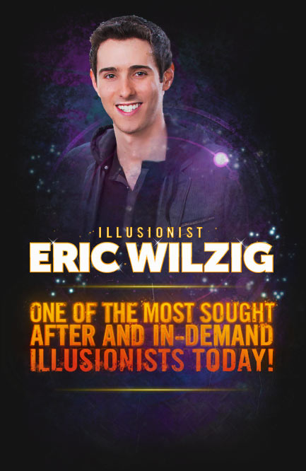 Best magician near me virtual zoom magic show Eric Wilzig